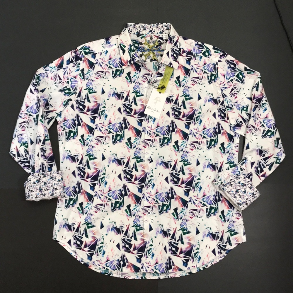 ROBERT GRAHAM PaperLanes Men’s Multicolor LS Shirt